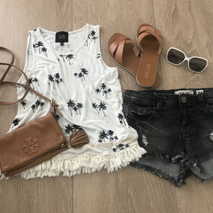 W5 Palm Tree Tank Top